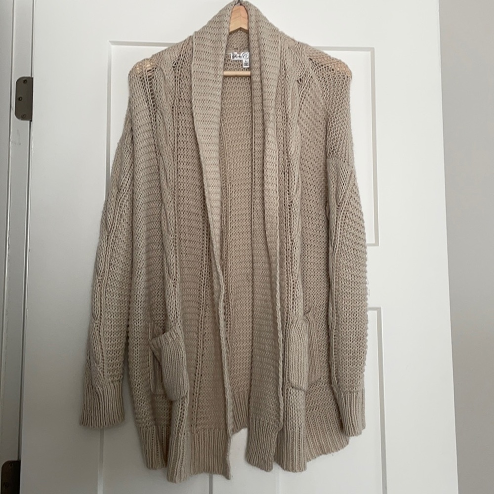 Cream cardigan